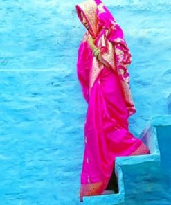 Graceful Indian Woman Paint By Numbers
