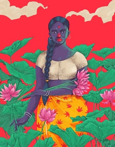 Colorful Indian Woman Paint By Numbers