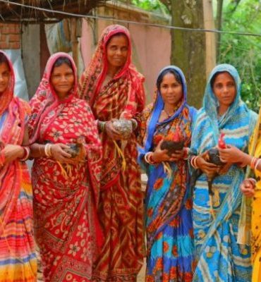 Indian Women Sari Style Paint By Numbers