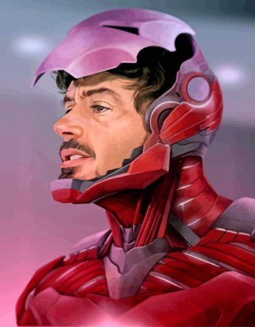 Iron Man Superhero Paint By Numbers