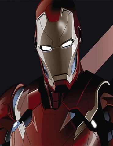 Iron Man Superhero Paint By Numbers