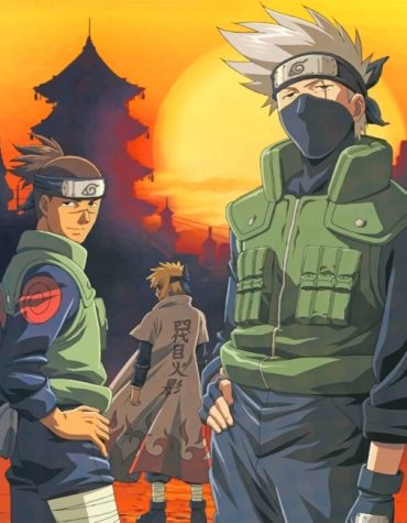 Iruka Naruto Shippuden Paint By Numbers