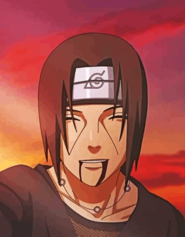 Itachi Uchiha Anime Paint By Numbers