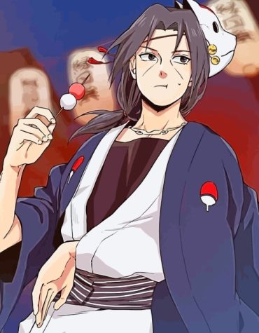 Itachi and Sakura Anime Art Paint By Numbers