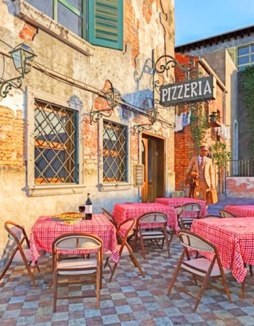 Italian Villa Dining Experience Paint By Numbers
