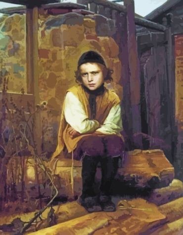 Kramskoy Jewish Boy Paint By Numbers