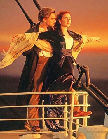 Romantic Titanic Scene Paint By Numbers