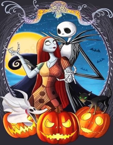 Sally and Jack Halloween Paint By Numbers
