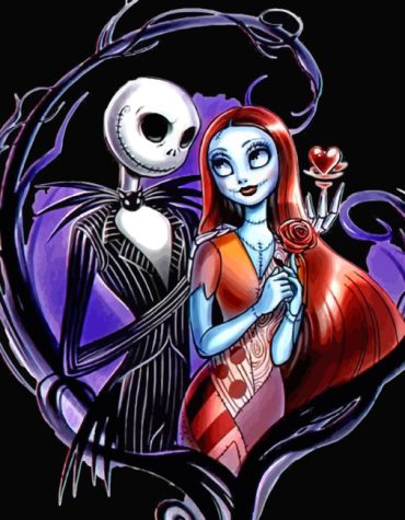 Jack and Sally Romance Paint By Numbers