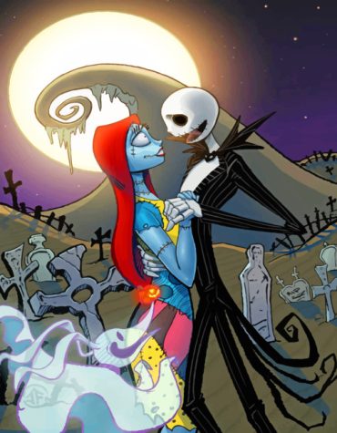 Jack and Sally Romance Paint By Numbers