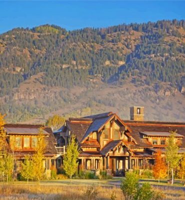 Jackson Hole Scenic View Paint By Numbers