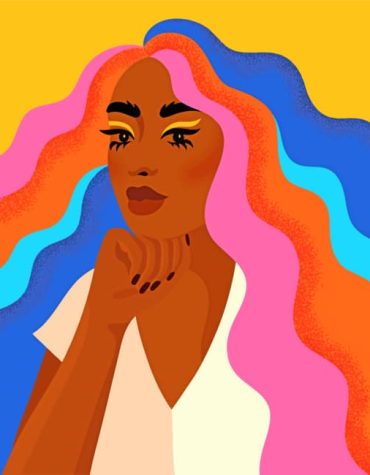 Colorful Woman Portrait Paint By Numbers