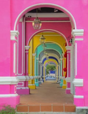 Jalan Kek Chuan Penang Street Paint By Numbers