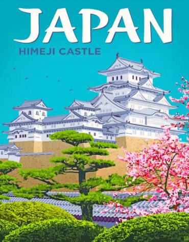 Himeji Castle Japan Paint By Numbers