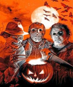 Jason Voorhees Horror Characters Paint By Numbers