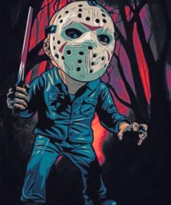 Jason Voorhees Horror Icon Paint By Numbers