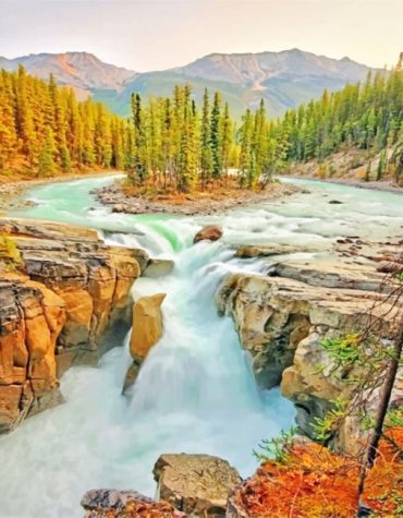 Scenic Jasper National Park Paint By Numbers