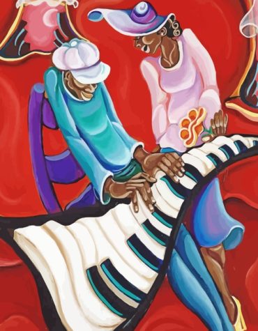 Jazz Musicians Scene Paint By Numbers