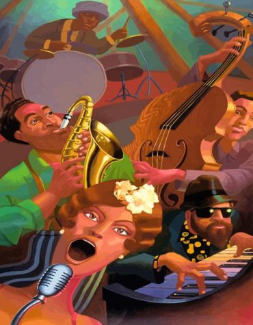 Jazz Scene Masters Paint By Numbers
