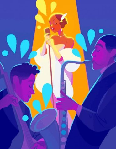 Colorful Jazz Scene Paint By Numbers