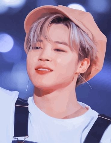 Jimin BTS Kpop Paint By Numbers