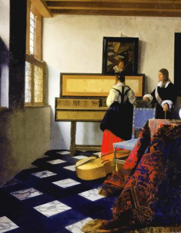 Vermeer Inspired Sloth Paint By Numbers