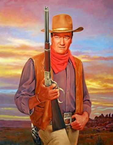 John Wayne Classic Cowboy Paint By Numbers