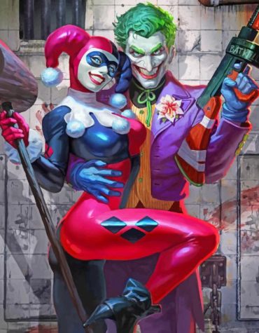 Female Joker Harley Quinn Paint By Numbers