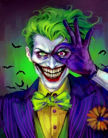 Joker Villain Paint By Numbers