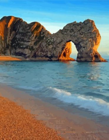 Jurassic Coast Seascape Paint By Numbers