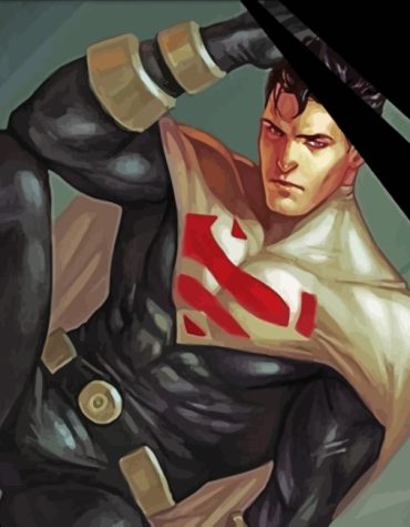 Superman Comic Heroes Paint By Numbers