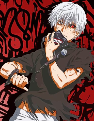 Ken Kaneki Tokyo Ghoul Paint By Numbers