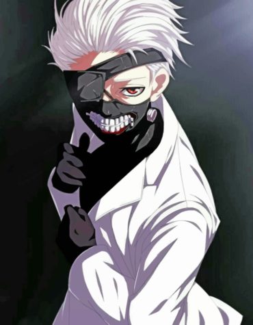 Kaneki Anime Art Paint By Numbers