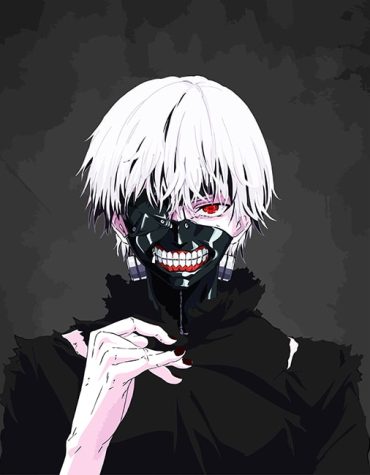 Kaneki from Tokyo Ghoul Paint By Numbers
