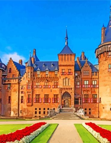 Utrecht Castle De Haar Paint By Numbers