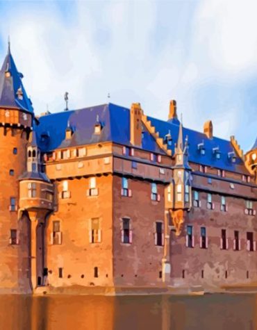 Kasteel De Haar Utrecht Paint By Numbers