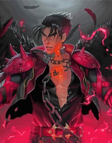 Anime Kazama Characters Paint By Numbers