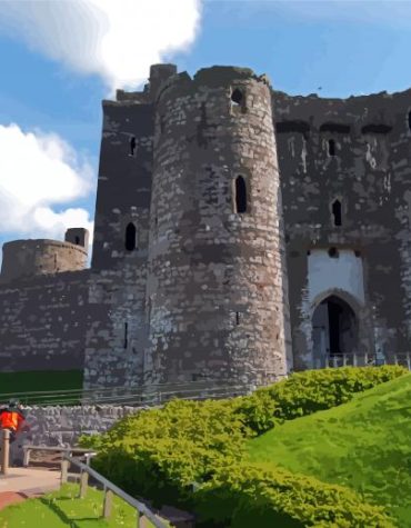 Kidwelly Castle in Wales Paint By Numbers