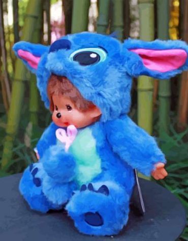 Kiki and Stitch Cartoon Paint By Numbers