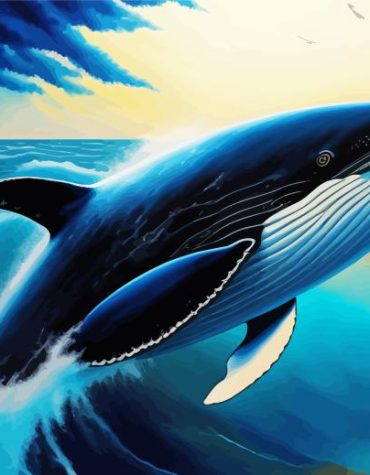 Killer Whale Ocean Theme Paint By Numbers