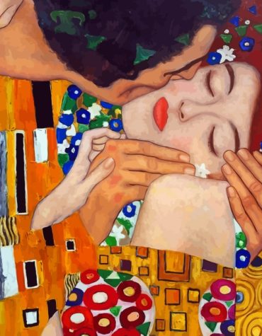 Klimt Romantic Couple Paint By Numbers