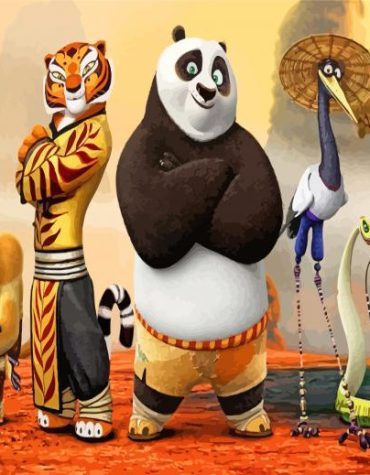 Kung Fu Panda Painting Adventures Paint By Numbers