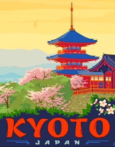 Kyoto Yasaka Pagoda Paint By Numbers