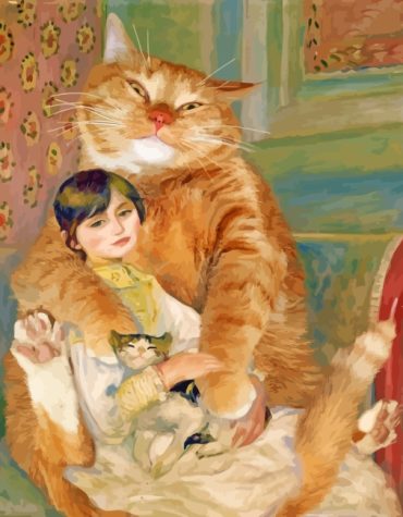 Ladies With Cats Paint By Numbers