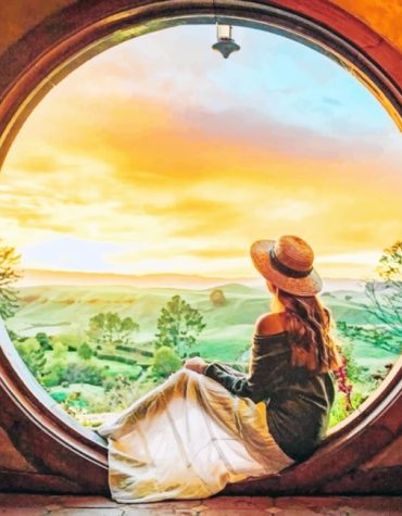 Woman Connecting with Nature Paint By Numbers