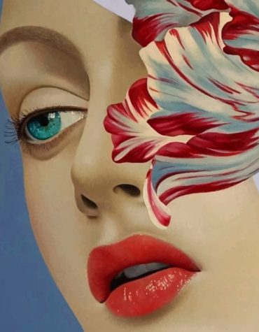 Flower Lady Floral Paint By Numbers