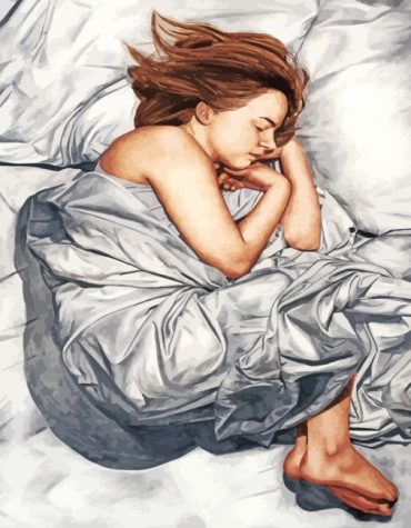 Lady Sleeping Woman Paint By Numbers