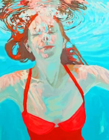 Underwater Woman Paint By Numbers