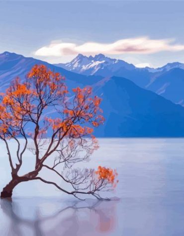 Lake Wanaka Nature Paint By Numbers