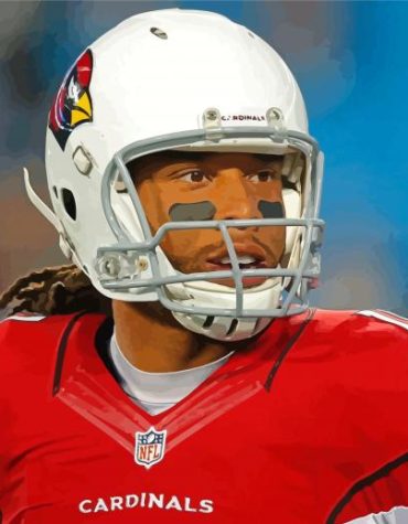 Larry Fitzgerald Sports Paint By Numbers